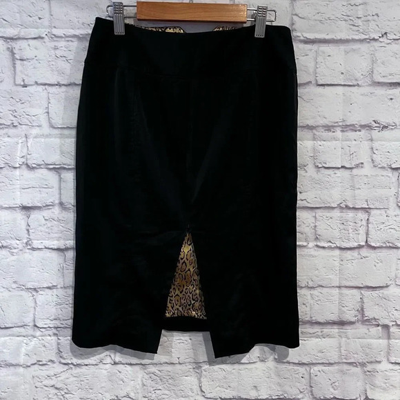 Guess Women's Stretch Black High Waisted Pencil Skirt Size 24 - Picture 2 of 9